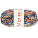 Lana Grossa MEILENWEIT 100g Merino Extrafine Meran | 2585-wit/antraciet/goudgeel/perzik/petrol/oranje/donker bruin