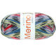 Lana Grossa MEILENWEIT 100g Merino Extrafine Meran | 2587-wit/antraciet/paars/azalea rood/kaki beige/geel/petrol