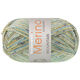 Lana Grossa MEILENWEIT 100g Merino Extrafine Mountain | 7603-limoen/grijs groen/donker groen/jade/mosterdgeel/munt gestreept