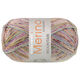 Lana Grossa MEILENWEIT 100g Merino Extrafine Mountain | 7608-lichtbruin/donker bruin/terracotta /petrol/rood violet/pistache/ecru gestreept