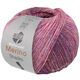 Lana Grossa MEILENWEIT 100g Merino Extrafine Shades | 7224-rose/felroze/oker/blauw violet/donker rood