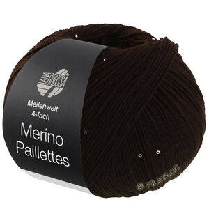 Lana Grossa MEILENWEIT 100g Merino Paillettes | 2309-zwartbruin