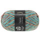 Lana Grossa MEILENWEIT 100g Neve | 4434-turkoois/donker grijs/grijs paars/limegroen/wijnrood