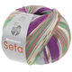 Lana Grossa MEILENWEIT 100g Seta Giappone | 3389-blauw violet/wit/olijf/licht blauw/jade/oudroze/licht grijs