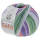 Lana Grossa MEILENWEIT 100g Seta Hokkaido | 3585-heide/licht grijs/blauw violet/licht blauw/jade/donker grijs/wit
