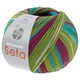 Lana Grossa MEILENWEIT 100g Seta Hokkaido | 3587-appel groen/smaragd/turkoois blauw/rood violet/wit/bourgondisch