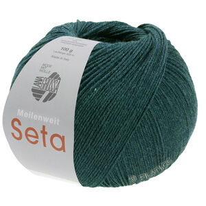 Lana Grossa MEILENWEIT 100g Seta | 35-donker blauwgroen