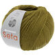 Lana Grossa MEILENWEIT 100g Seta | 50-olijf groen