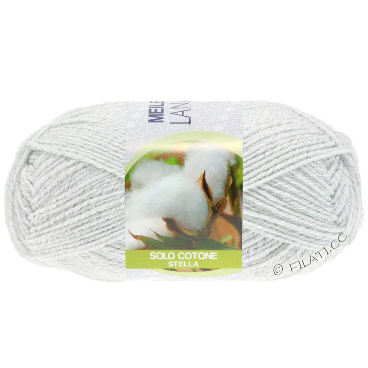 Lana Grossa MEILENWEIT 50g Solo Cotone Stella | 3601-wit