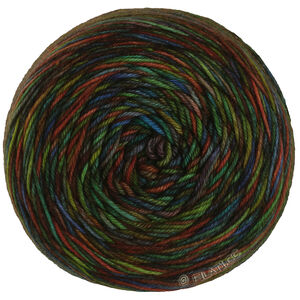 Lana Grossa MEILENWEIT 100g Sooty | 6224-hemelsblauw/inkt blauw/meigroen/grijs groen/donker groen/mosterd/roest rood