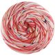 Lana Grossa MEILENWEIT 100g SPOTS | 7045-tomaatrood/licht rood/room/geel/grijs/groen/turkoois