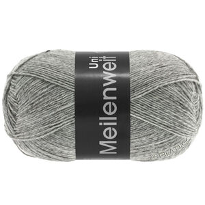 Lana Grossa MEILENWEIT 100g | 1103-grijs gemêleerd