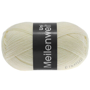 Lana Grossa MEILENWEIT 100g | 1113-ruwe witte