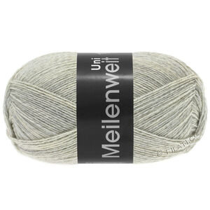 Lana Grossa MEILENWEIT 100g | 1358-licht grijs gemêleerd