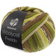 Lana Grossa MEILENWEIT 100g Woolycell Freddo | 6043-grijs bruin/mosgroen/appel groen/grijs groen/pistache/donker grijs/licht grijs