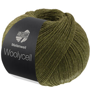 Lana Grossa MEILENWEIT 100g Woolycell | 17-olijf groen