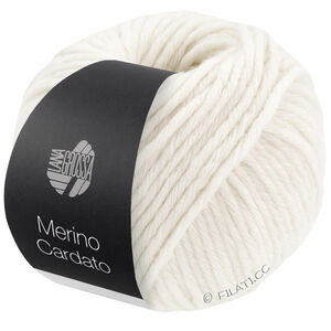 Lana Grossa MERINO CARDATO | 01-ruwe witte