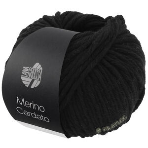 Lana Grossa MERINO CARDATO | 14-zwart