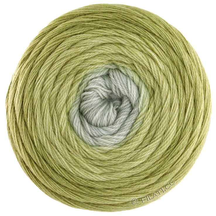 Lana Grossa MERINO LACE AQUARELL | 01-olijf/licht olijf/groengrijs