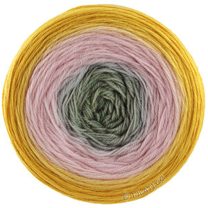Lana Grossa MERINO LACE AQUARELL | 02-kerrie/oudroze/grijs groen