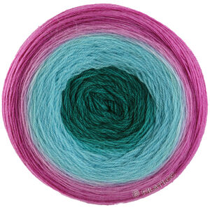 Lana Grossa MERINO LACE AQUARELL | 03-petrol/turkoois/foksia