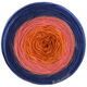 Lana Grossa MERINO LACE AQUARELL | 07-oranje/anjer roze/donker blauw