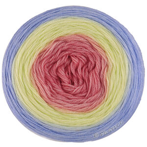 Lana Grossa MERINO LACE AQUARELL | 14-zalm/citroengeel/licht grijs/licht blauw