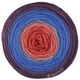 Lana Grossa MERINO LACE AQUARELL | 17-Donkergrijs-paars/azuurblauw/zalmrood
