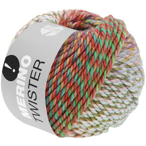 Lana Grossa MERINO TWISTER | 07-geelgroen/geel/rose/petrol/kameel/bes/oudroze/noga