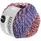 Lana Grossa MERINO TWISTER | 11-zalm/donker blauw/bordeaux/grijs paars/sering