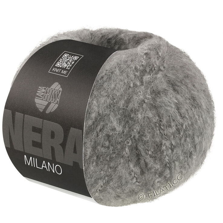 Lana Grossa MILANO (Nera) | 01-grijs gemêleerd