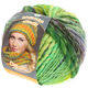 Lana Grossa OLYMPIA Classic | 051-licht groen/smaragd/violet/donker groen/roodpaars/groengeel