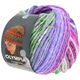 Lana Grossa OLYMPIA Classic | 092-blauw violet/rood violet/wit/donker grijs/groen/grijs groen