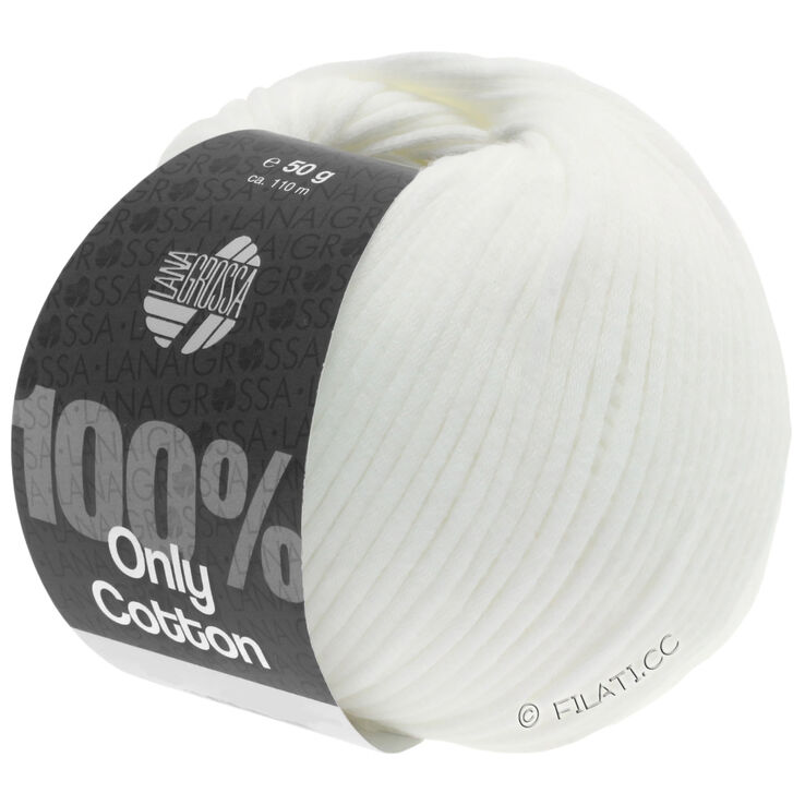 Lana Grossa ONLY COTTON | 01-wit