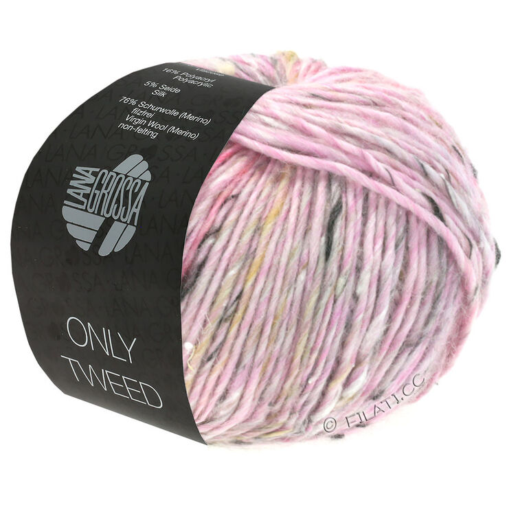 Lana Grossa ONLY TWEED | 101-sering/natuur/grijs