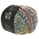 Lana Grossa ONLY TWEED | 109-licht grijs/donker grijs/framboos/geelgroen