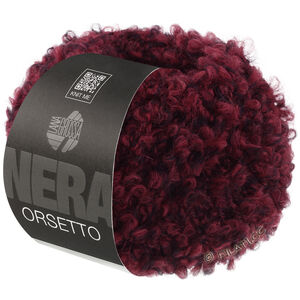 Lana Grossa ORSETTO Moulinè (Nera) | 102-bourgondisch/zwart