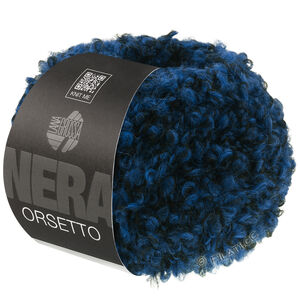 Lana Grossa ORSETTO Moulinè (Nera) | 107-donker blauw/zwart