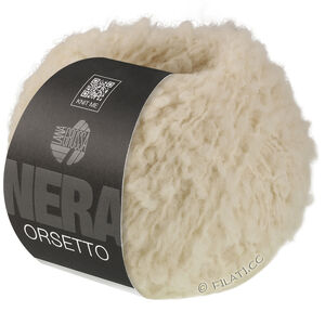 Lana Grossa ORSETTO (Nera) | 16-ruwe witte