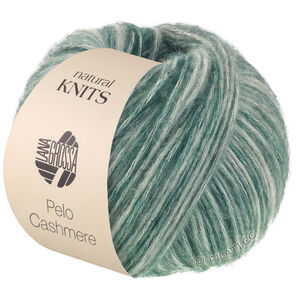 Lana Grossa PELO CASHMERE | 12-bos groen/ruwe witte