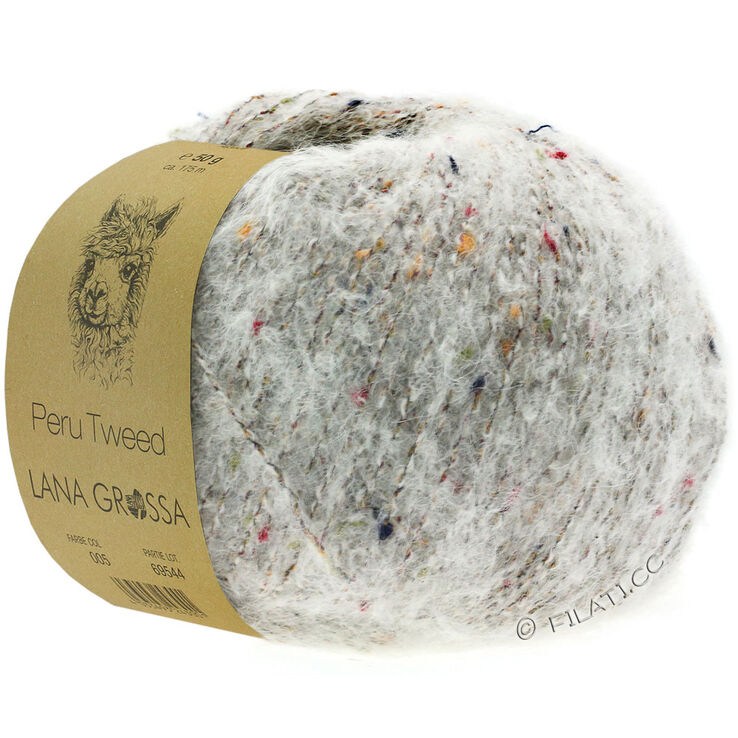 Lana Grossa PERU Tweed | 01-natuur