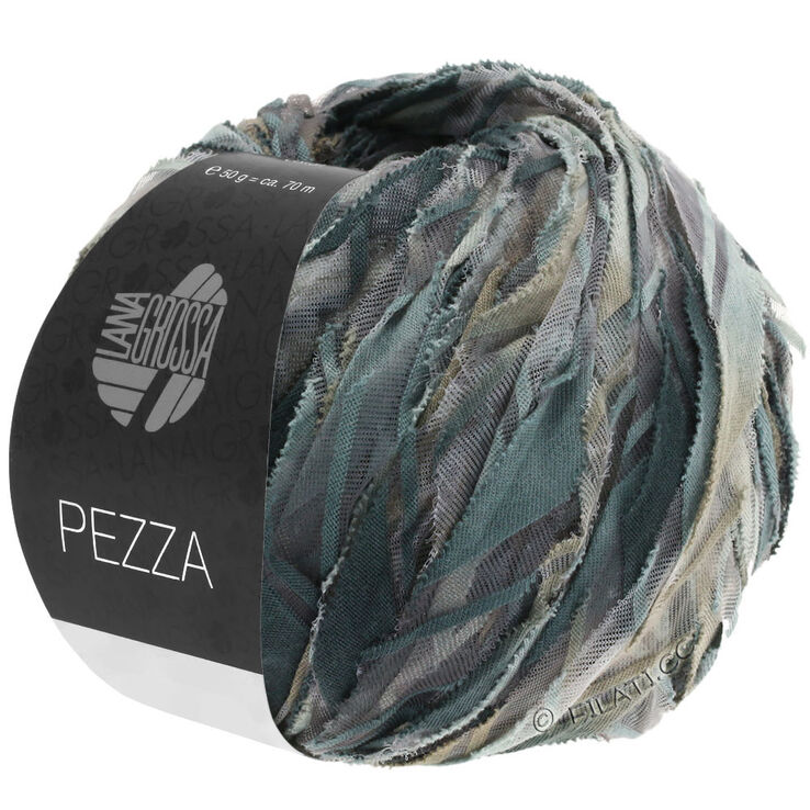 Lana Grossa PEZZA | 01-grijs/licht grijs/grijs beige/antraciet