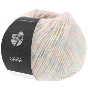 Lana Grossa SARA | 23-rosé/vanille/pastelblauw gemêleerd