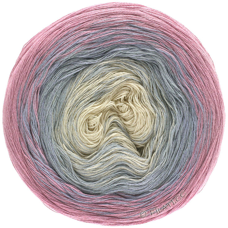 Lana Grossa SHADES OF COTTON LINEN | 701-rose/grijs/licht grijs/natuur