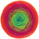 Lana Grossa SHADES OF COTTON | 101-oranje/rood/cyclaam/geelgroen/turkoois