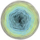 Lana Grossa SHADES OF COTTON | 118-middelen grijs/geelgroen/turkoois/donker grijs