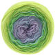 Lana Grossa SHADES OF MERINO COTTON | 404-paars/licht blauw/erwt/geelgroen