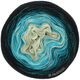 Lana Grossa SHADES OF MERINO COTTON | 409-munt/licht petrol/donker petrol/zwartblauw