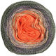 Lana Grossa SHADES OF MERINO COTTON | 413-oranje/beige/aubergine/donker grijs