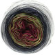 Lana Grossa SHADES OF MERINO COTTON | 605-donker bordeaux/zachtgroen/antraciet/licht grijs/donker grijs